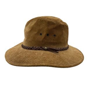 Vintage Backtrails Dobbs Corduroy Hat Sz Small 6 3/4 - 6 7/8 Made In USA